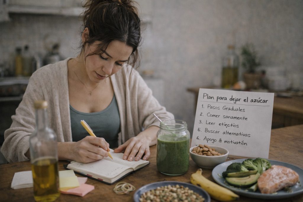 Cómo dejar el azúcar paso a paso sin fallar en el intento
