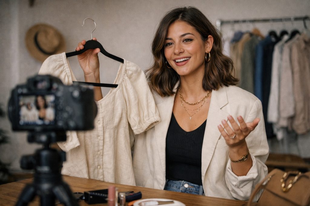 Cómo elegir outfits que favorecen a un influencer frente a la cámara