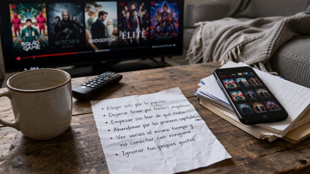 Errores comunes al elegir series