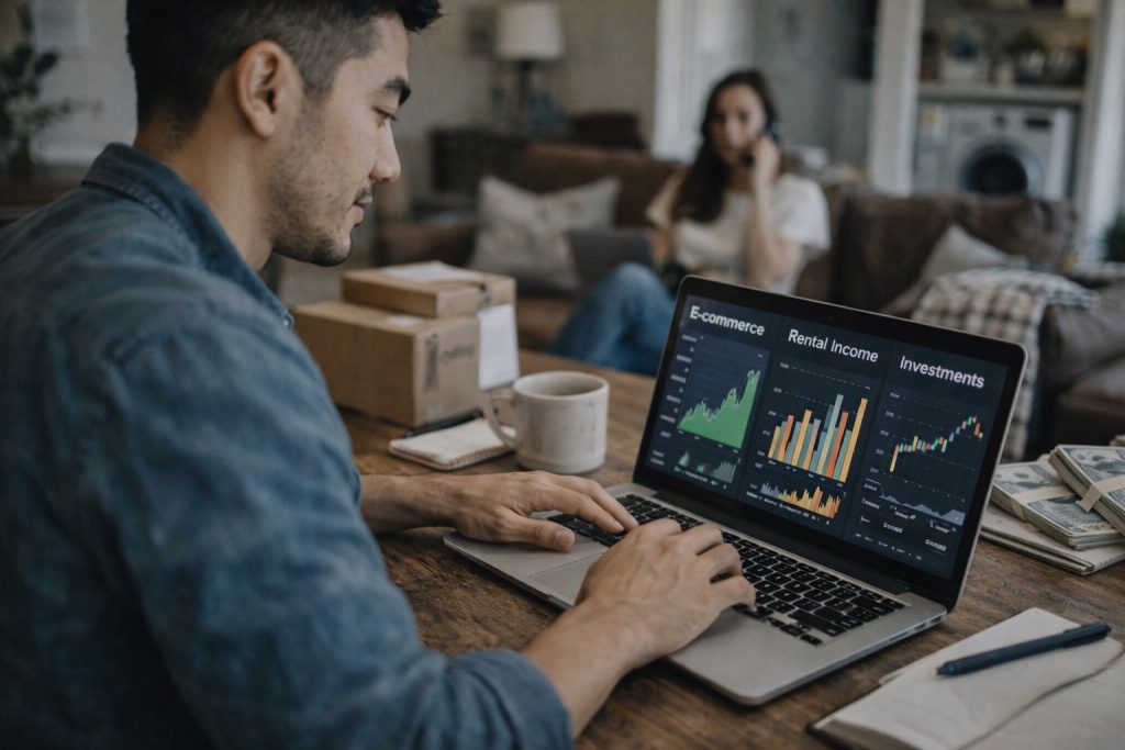 Múltiples fuentes de ingreso para hacerse rico de verdad