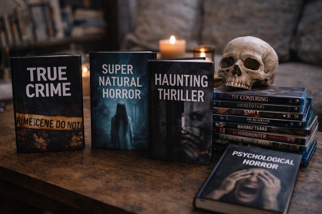 Tendencias actuales en los libros de terror y el misterio