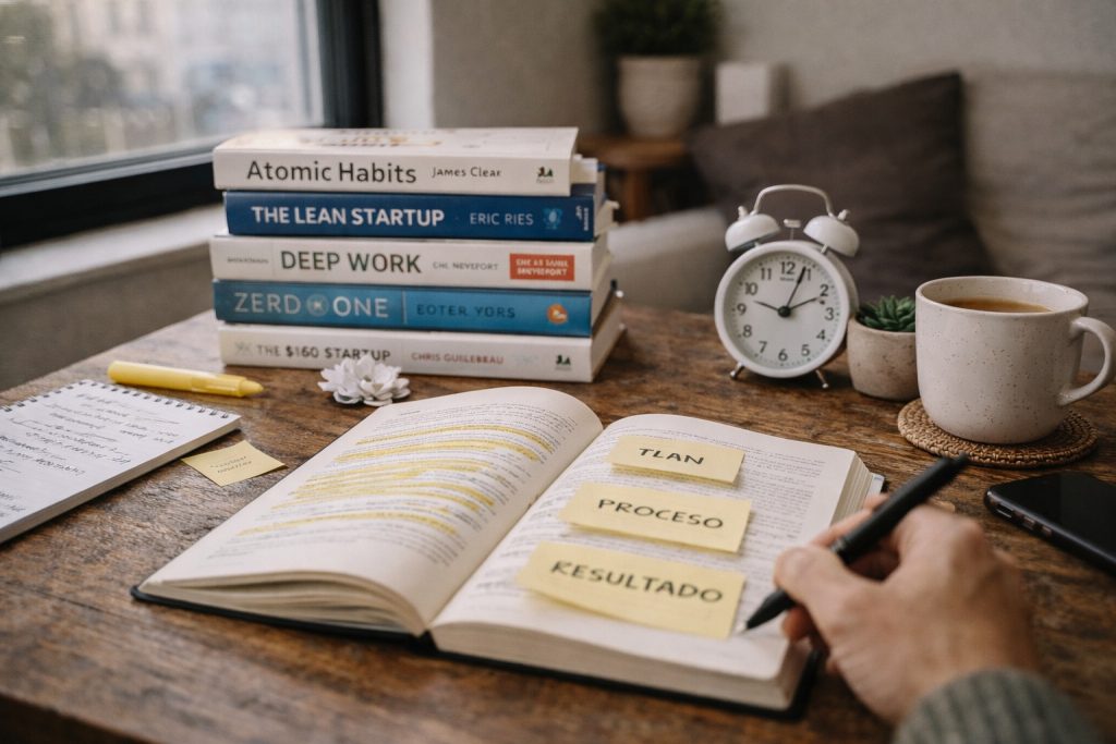 Cómo crear tu propia biblioteca de libros para emprendedores