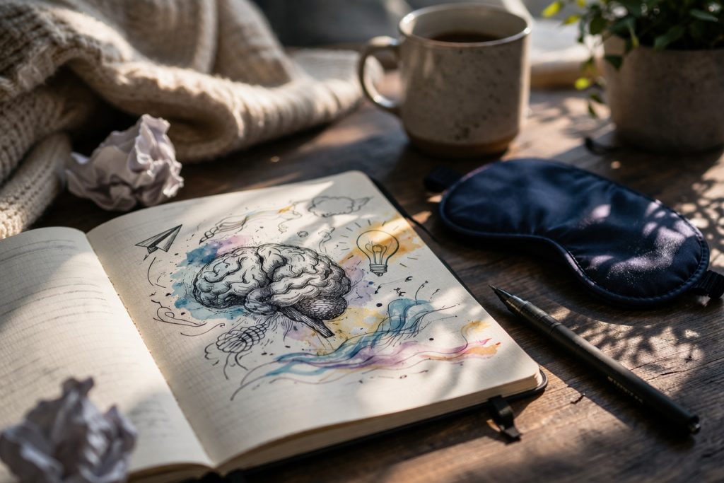 Cómo el sueño REM potencia la creatividad