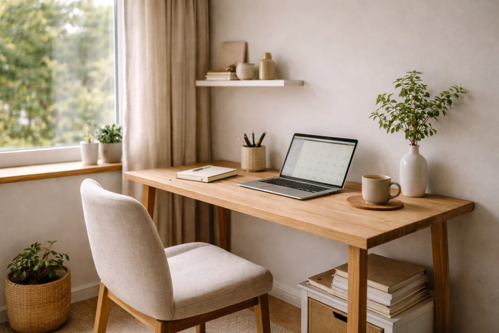Cómo organizar tu espacio de trabajo con minimalismo