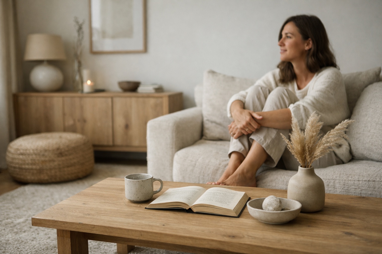 Decoración minimalista para un hogar relajante con estilo moderno