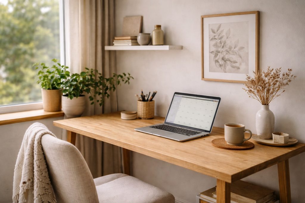 Ideas prácticas para decorar tu espacio de trabajo sin distraerte