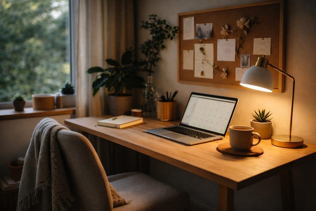 Iluminación estratégica para tu espacio de trabajo en casa