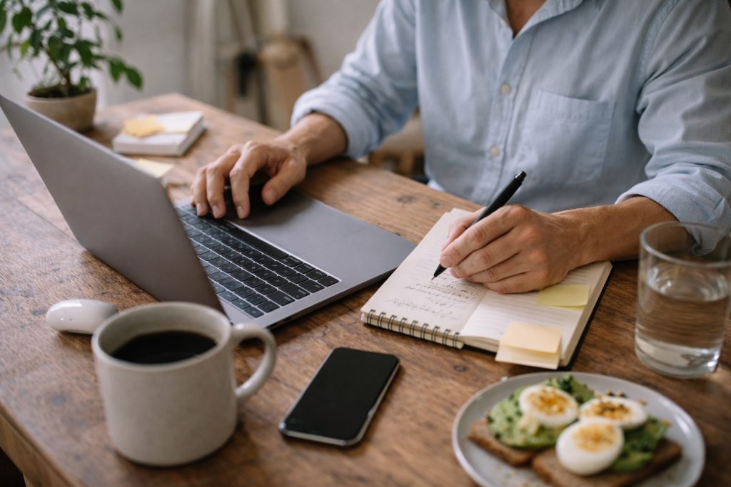 Rutina de mañana para emprendedores y personas ocupadas