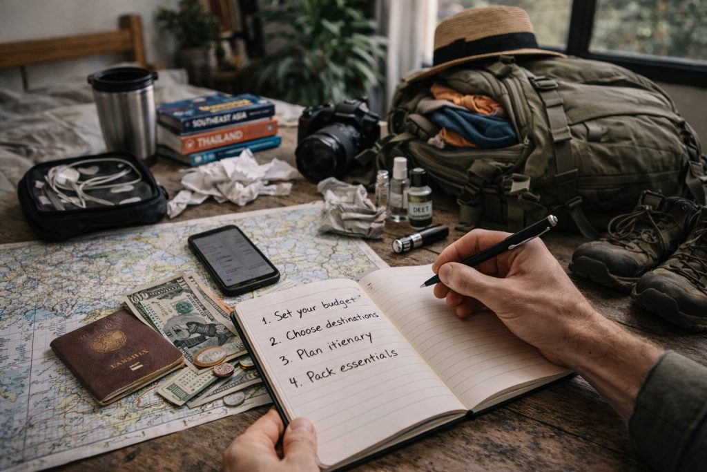 Guía paso a paso para planear tu viaje de mochilero