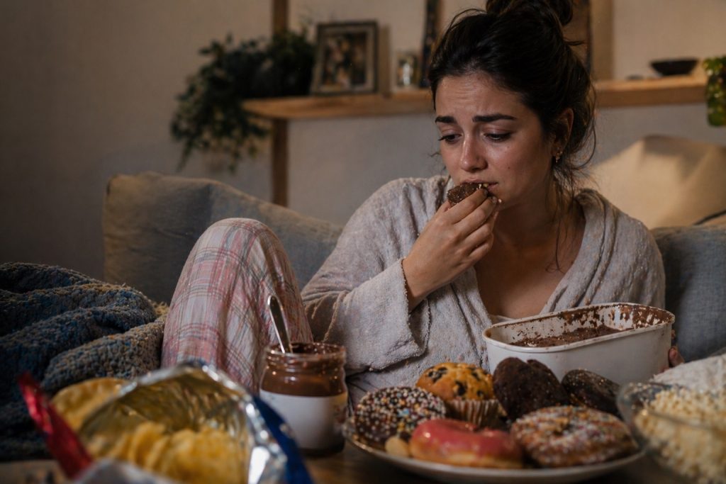 Alimentación emocional uno de los hábitos perjudiciales para el cerebro más comunes
