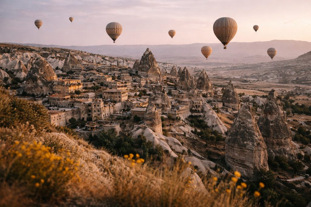 Cappadocia en Turquía un paisaje de otro planeta