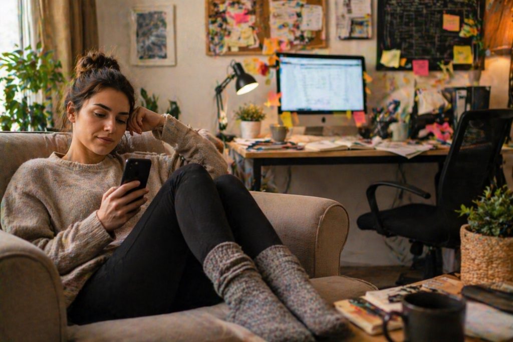 Cómo diferenciar descanso real vs procrastinación