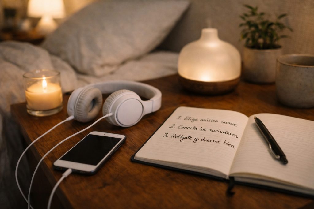 Cómo usar la música para dormir mejor paso a paso