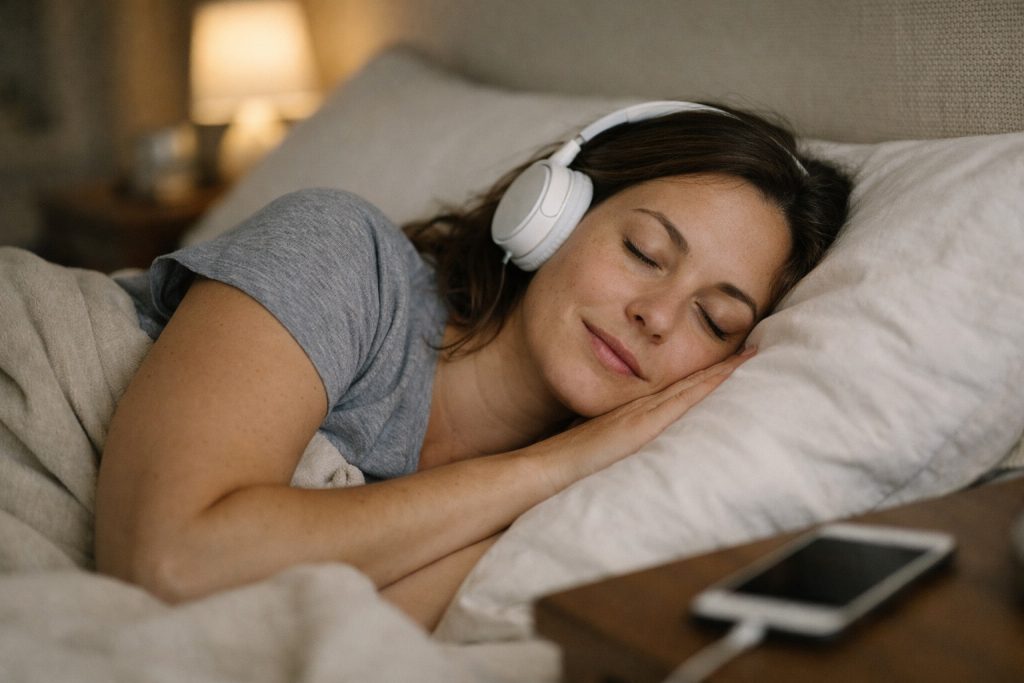 Dormir con música y las ondas cerebrales