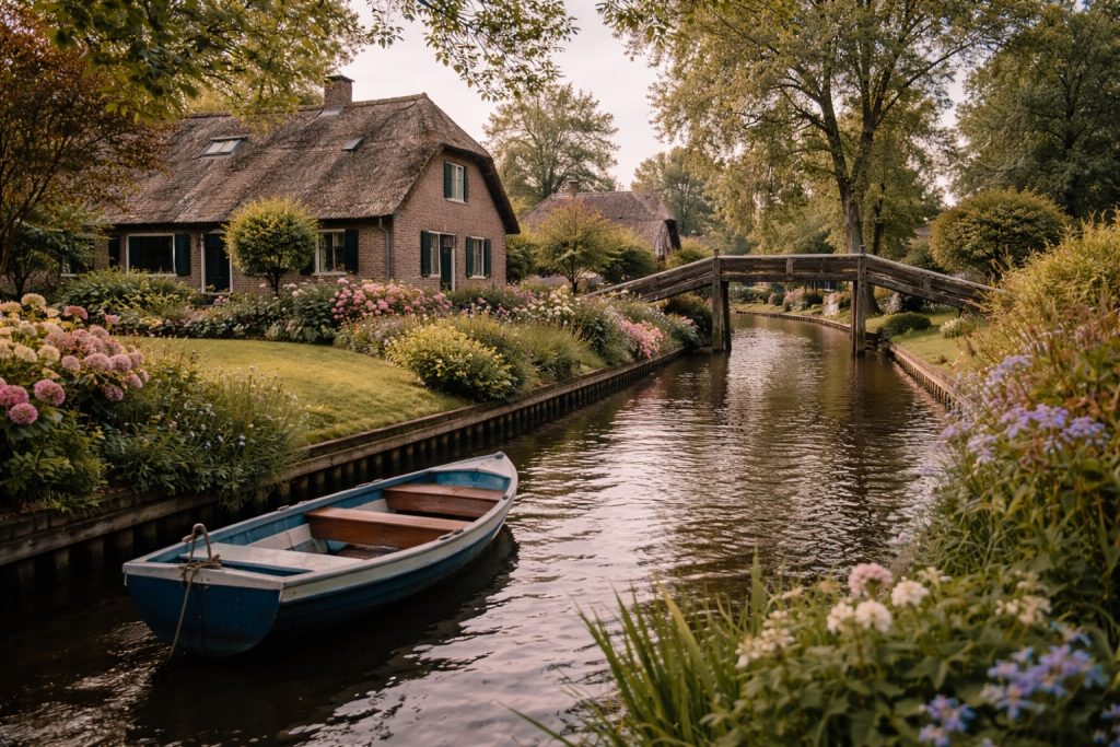 Giethoorn un destino de cuento de hadas sin calles y lleno de canales