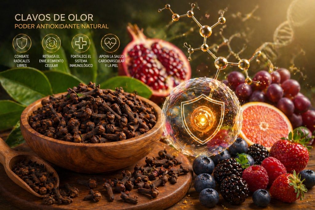 Poder antioxidante de los clavos de olor y cómo fortalecen tu salud integral