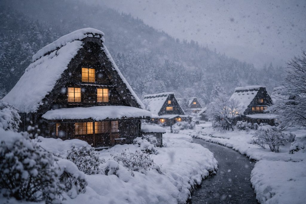 Shirakawa-go en Japón tradición y nieve mágica