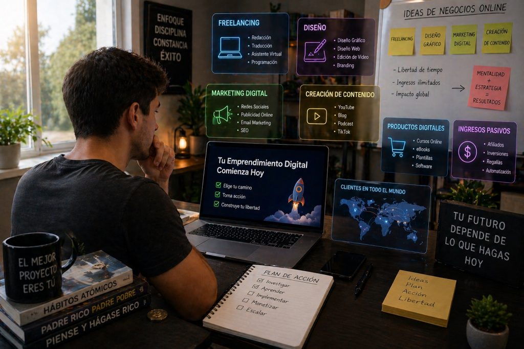 Venta de productos digitales para ganar dinero en internet con ingresos escalables