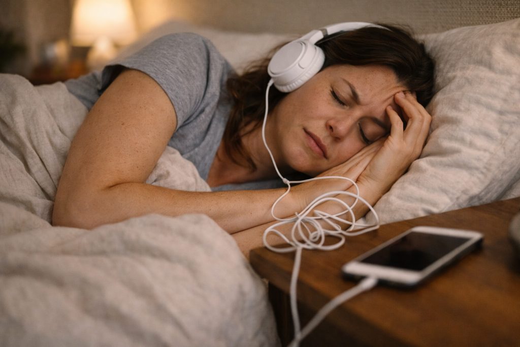 ¿Puede afectar la memoria dormir con música?