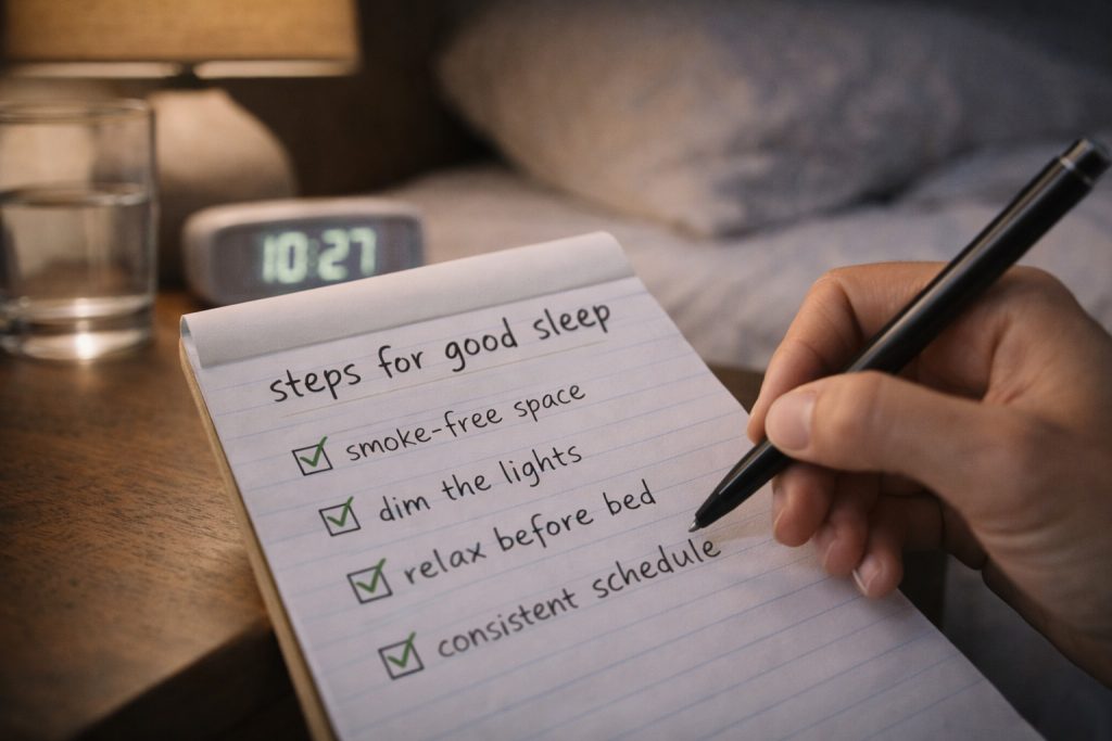 Guía paso a paso para empezar a dormir bien desde hoy