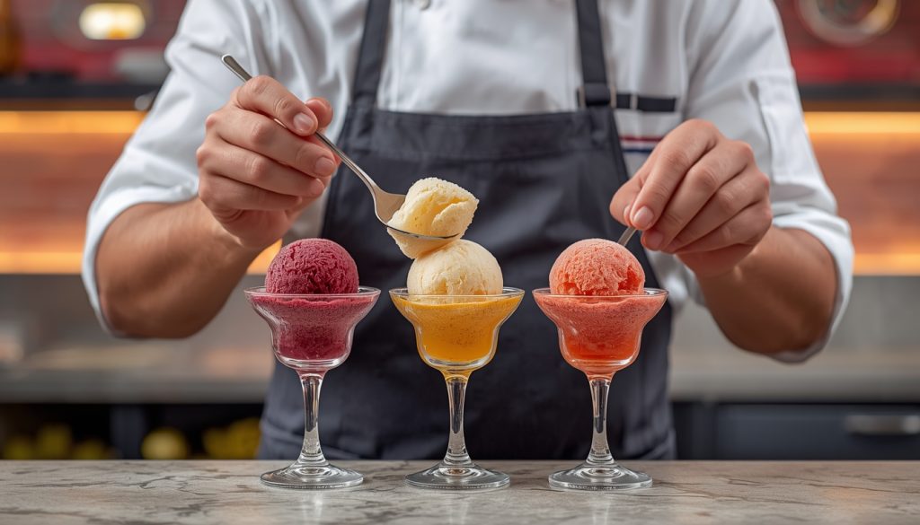 Catador de helados uno de los trabajos raros reales más envidiados