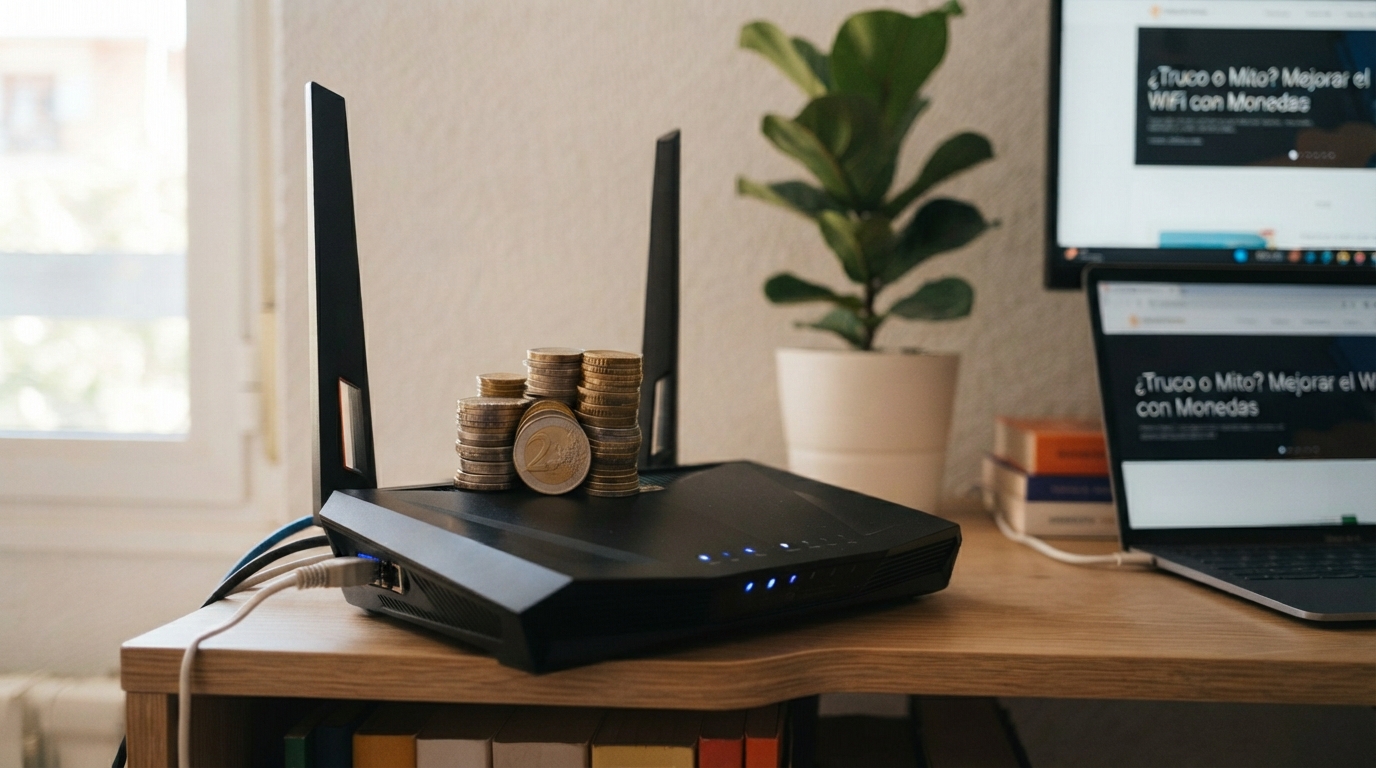Router y el truco de las monedas que promete mejorar la señal wifi