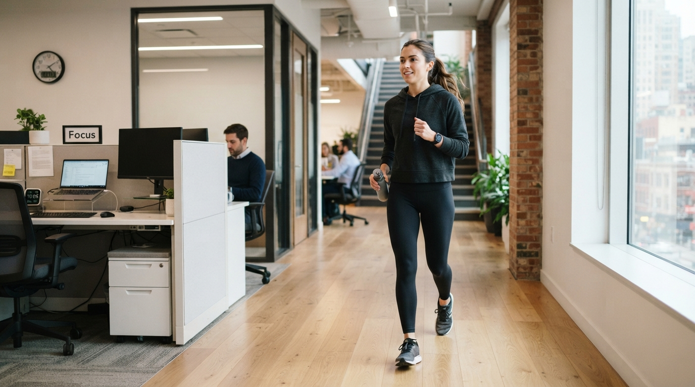 Caminar 5 minutos cada 30 minutos: qué le pasa a tu cuerpo y qué beneficios tiene