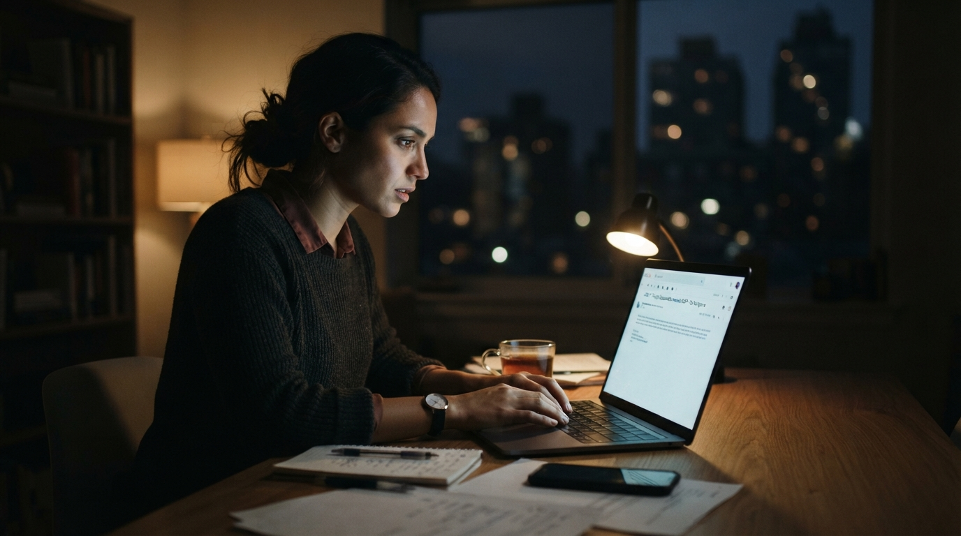 Por qué respondes correos fuera de horario con urgencia: telepresión y sesgos cognitivos