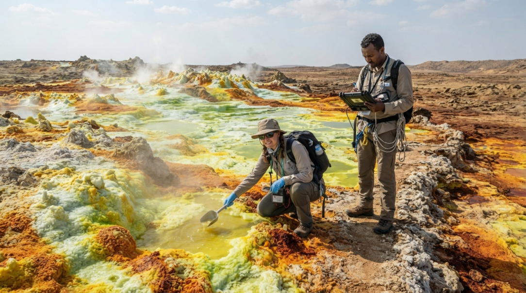Dallol: el paisaje volcánico de Etiopía que ayuda a estudiar los límites de la vida