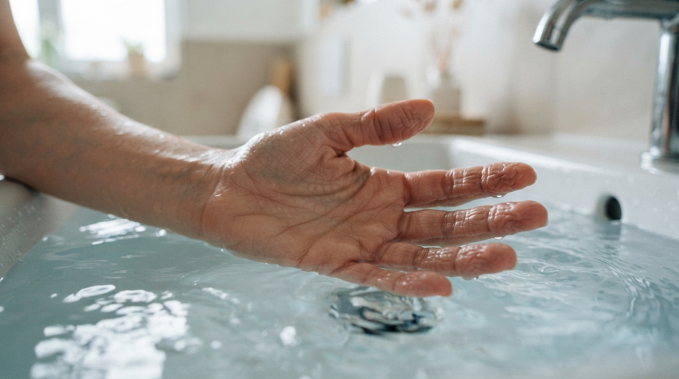 Por qué se arrugan los dedos en el agua: el papel del sistema nervioso