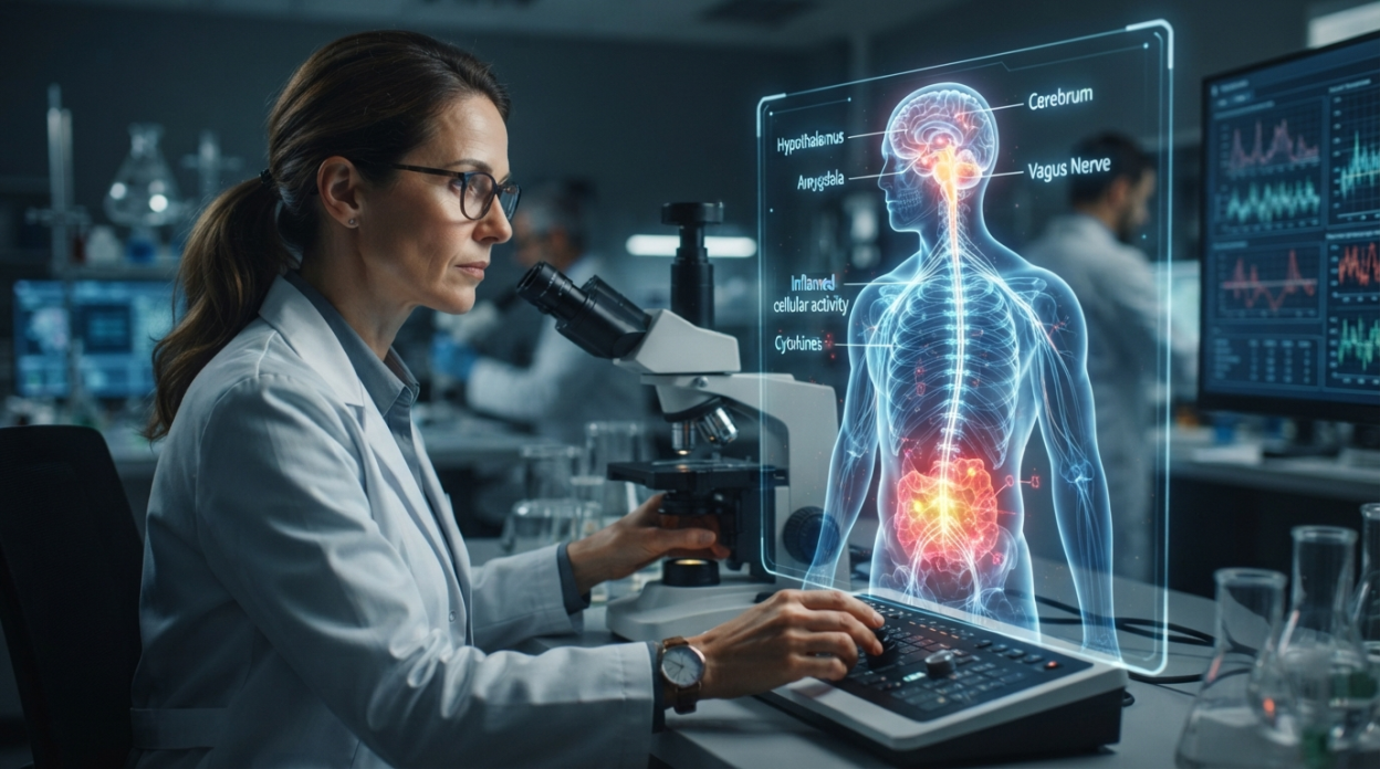 Cómo influye el cerebro en la inflamación del cuerpo: circuito cuerpo-cerebro y evidencia disponible