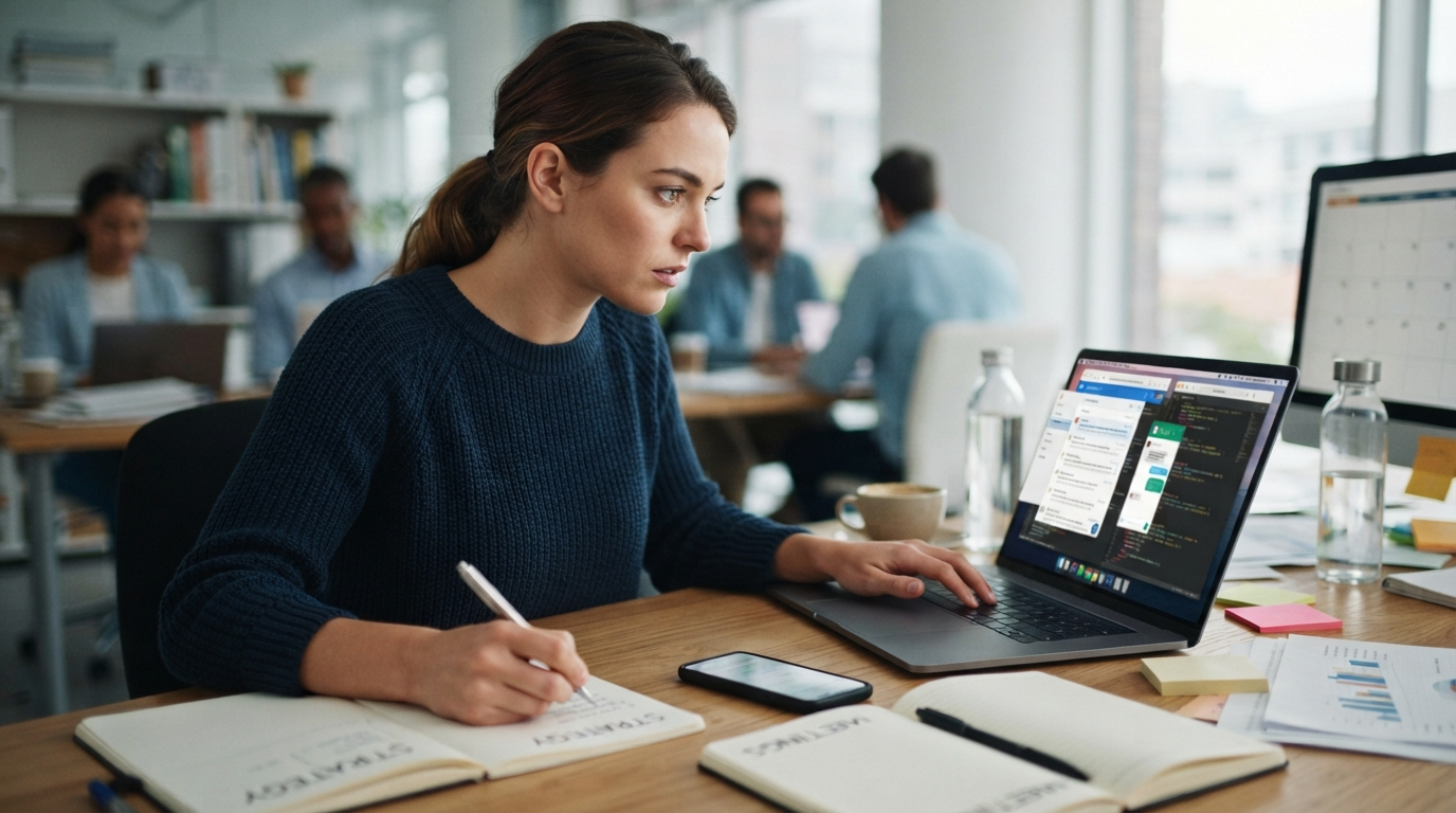 Residuo de atención: por qué cambiar de tarea reduce tu rendimiento sin que lo notes