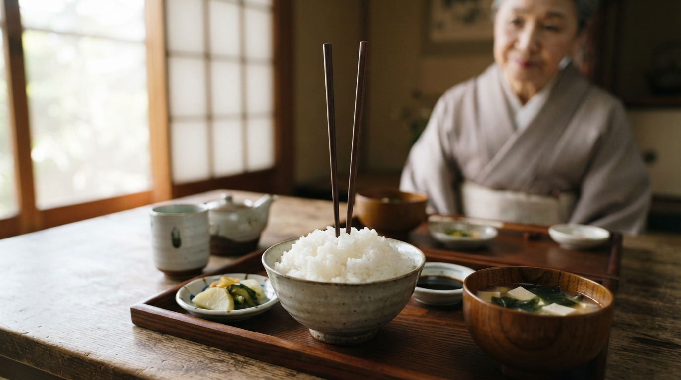 Por qué no se deben clavar los palillos en el arroz en Japón: etiqueta y significado funerario